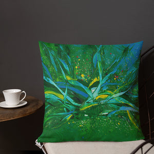 Premium Pillow with "Splash of Energy" Artwork