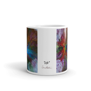 Coffee Mug with "Life" Artwork