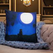 Load image into Gallery viewer, Premium Pillow with &quot;A Girl with a Dream&quot; Artwork