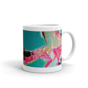 Coffee Mug with "Island of Happiness" Artwork