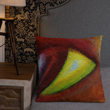 Load image into Gallery viewer, Premium Pillow with &quot;The Eye&quot; Artwork