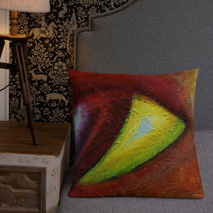 Premium Pillow with "The Eye" Artwork