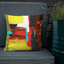 Load image into Gallery viewer, Premium Pillow with &quot;Colours&quot; Artwork