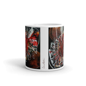 Coffee Mug with "Extreme Attraction" Artwork