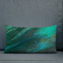 Load image into Gallery viewer, Premium Pillow with &quot;Waves&quot; Artwork