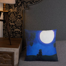 Load image into Gallery viewer, Premium Pillow with &quot;A Girl with a Dream&quot; Artwork