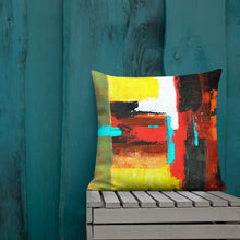 Load image into Gallery viewer, Premium Pillow with &quot;Colours&quot; Artwork