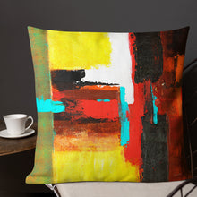 Load image into Gallery viewer, Premium Pillow with &quot;Colours&quot; Artwork