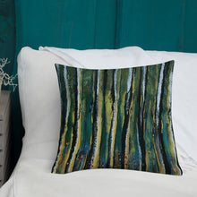 Load image into Gallery viewer, Premium Pillow with &quot;Forest&quot; Artwork