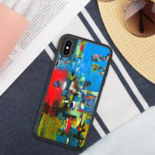 Load image into Gallery viewer, Biodegradable iPhone case with &quot;Boat&quot; Artwork