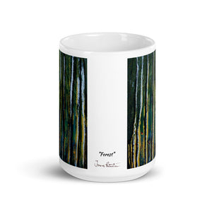 Coffee Mug with "Forest" Artwork