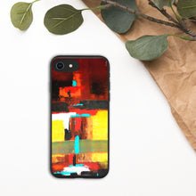 Load image into Gallery viewer, Biodegradable iPhone case with &quot;Colours&quot; Artwork