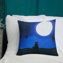 Load image into Gallery viewer, Premium Pillow with &quot;A Girl with a Dream&quot; Artwork