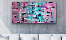 Load image into Gallery viewer, &quot;Happy Days&quot; - (2020) - 61x122x4cm Large Original Acrylic Abstract Painting